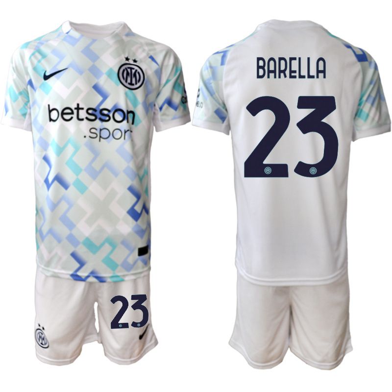 Men 2025-2026 Club Inter Milan away #23 white Soccer Jersey